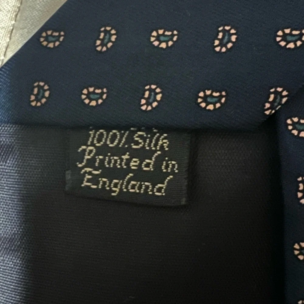 Ferrell Reed Navy 100% Silk Tie